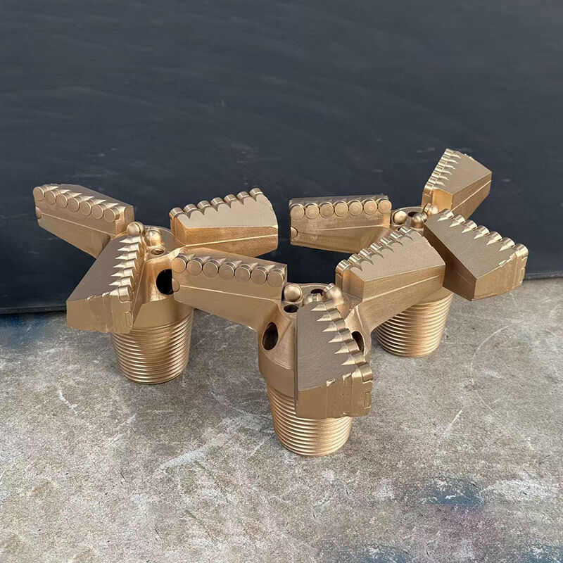 9 7/8”3 Blades PDC Diamond Bit PDC Drag Bit for Bore Hole Drilling